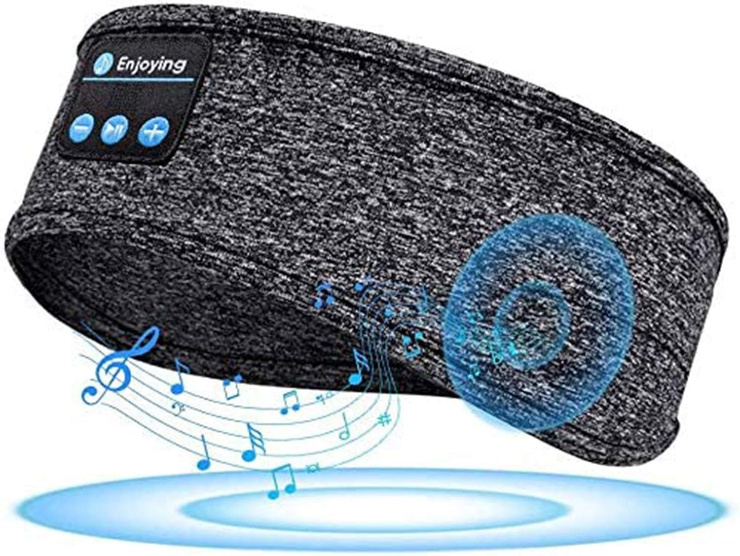Faixa de Cabeça com Fones de Ouvido Bluetooth, para Dormir e Correr