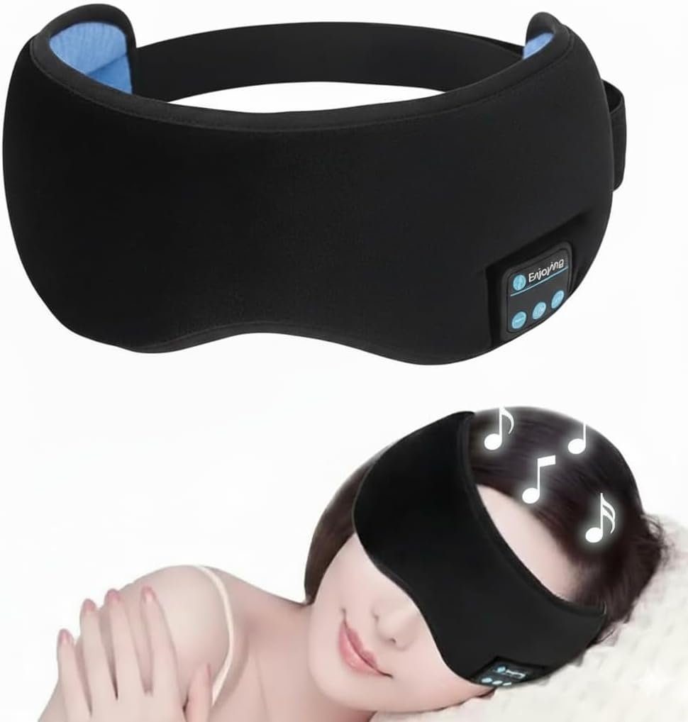 Fone de Ouvido para Dormir Bluetooth Máscara de Descanso Musical